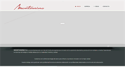 Desktop Screenshot of montanino.es