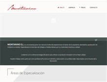 Tablet Screenshot of montanino.es